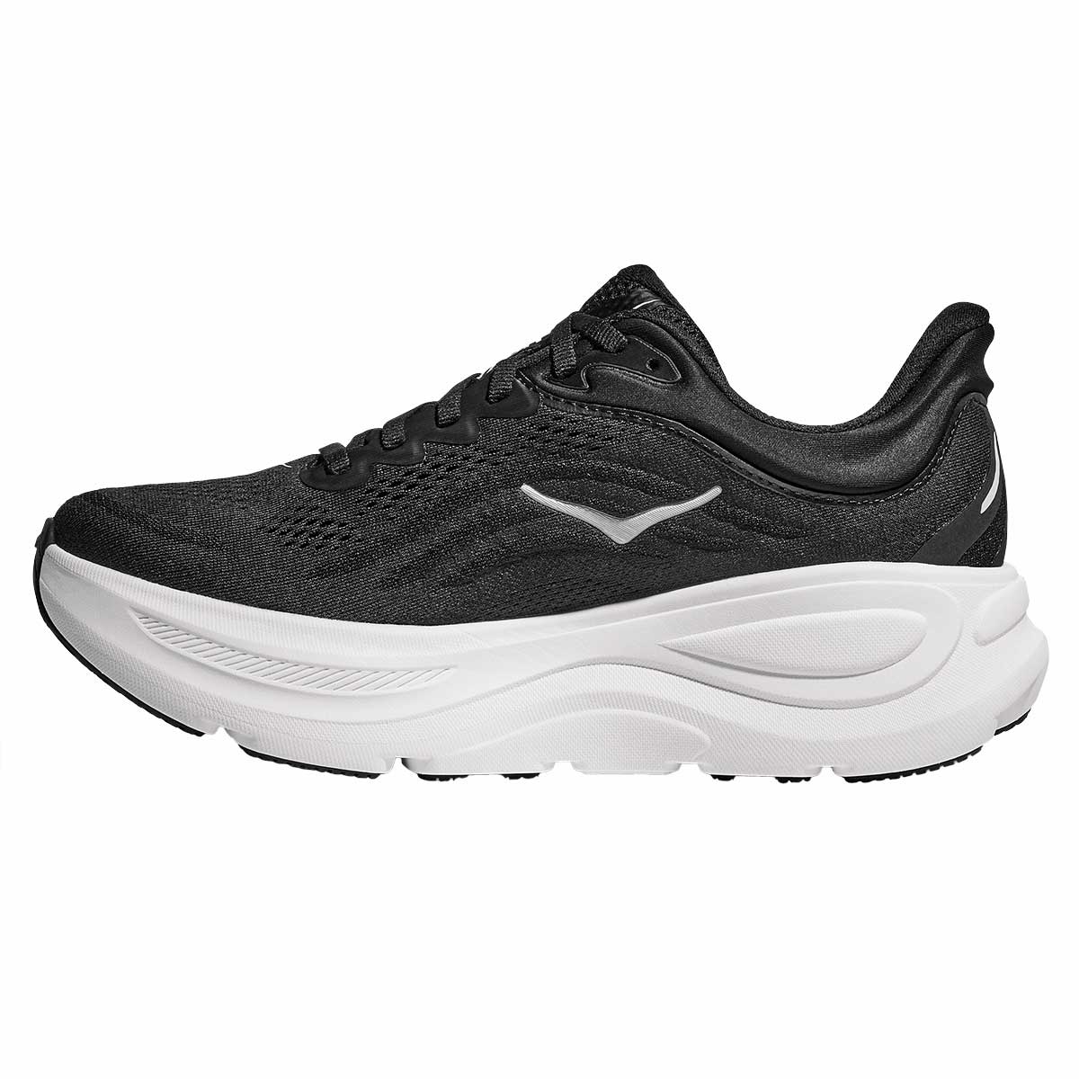 Hoka Bondi 9 Shoe Women's in Black and White